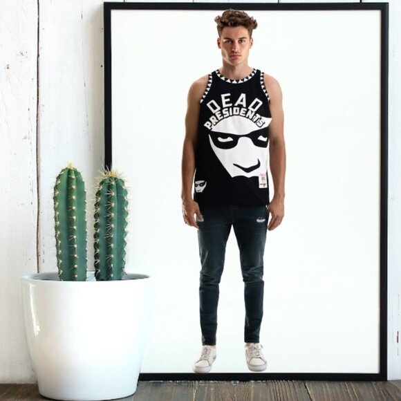 Headgear Classics Black Dead Presidents 1995 Basketball Jersey, Size Med… - Picture 2 of 8